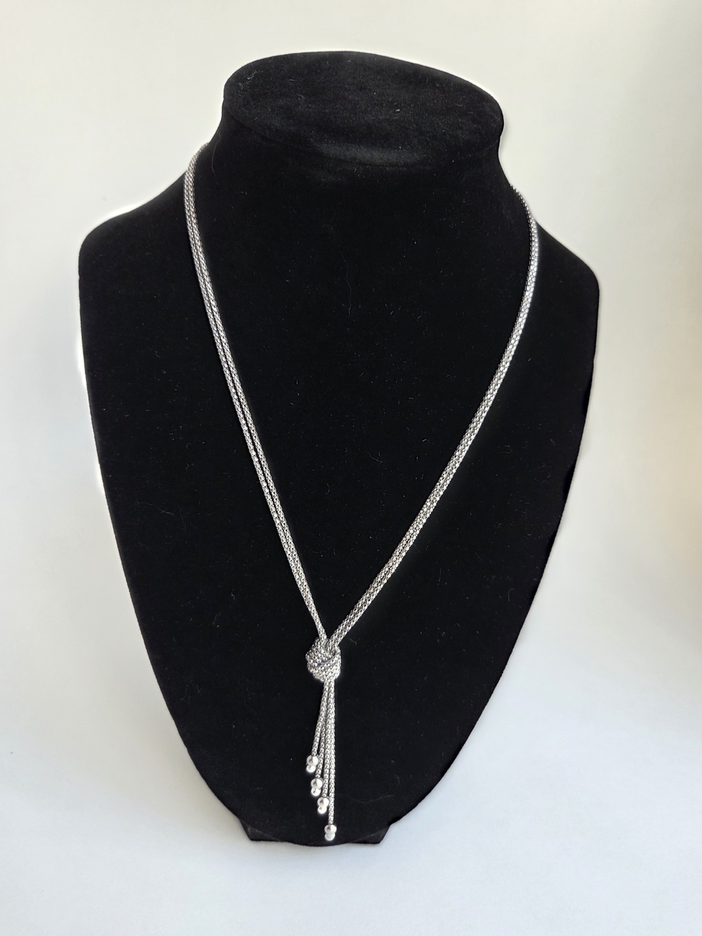 Silpada Sterling Silver "Forget Me Knot" Necklace